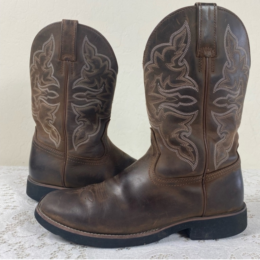 Size 9 men's square toe boots